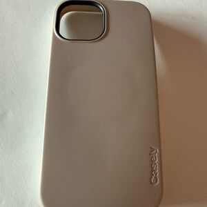 Taupe on Nude | Ultra-Protective Bold Case iPhone 15 by Casely (magsafe)
